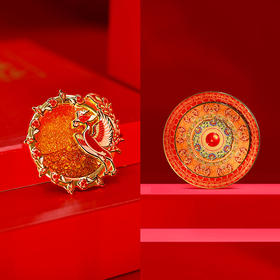 【鸣凤敦煌金属冰箱贴】敦煌专家常沙娜领衔设计 敦煌凤美学文创