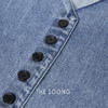 THESOONG|"牛仔马甲"复古莱赛尔洗水磨纱做旧质感马甲外套BNZ6976 商品缩略图5