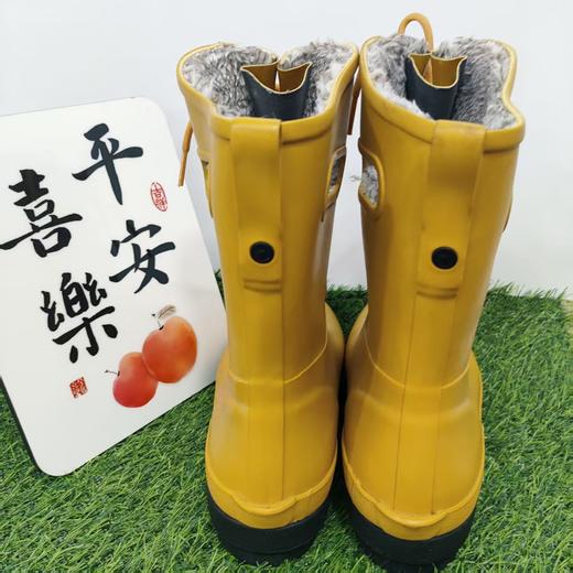 24号款绑带雨靴中筒日系好看雨鞋防水耐磨橡胶防滑加厚加绒胶雨鞋 商品图4