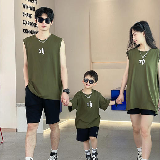 秒杀【服装厂倒闭‼️亏本清‼️快抢】12.5/件起夏季儿童背心 纯棉亲子背心90-4XL 商品图3