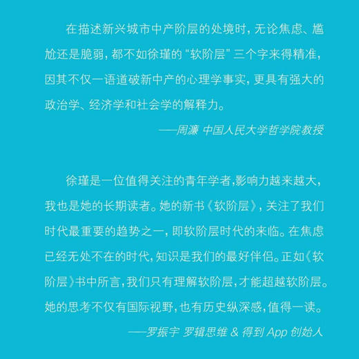 软阶层：在不确定的时代寻找上升阶梯 徐瑾 著 三联书店旗舰店 商品图2