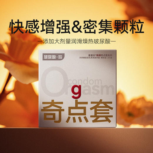 羞羞哒嗨潮奇点套颗粒高潮增强情趣安全套玻尿酸润滑计生用品男用避孕套 商品图1