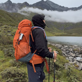 德国多特deuter进口蓝精灵户外重装多日轻便徒步登山包 双肩包男