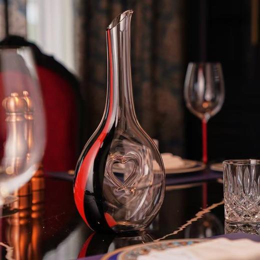 RIEDEL/醴铎 BLACK TIE BLISS Red 黑领结祝福醒酒器红黑条纹  2009/03S3 商品图1