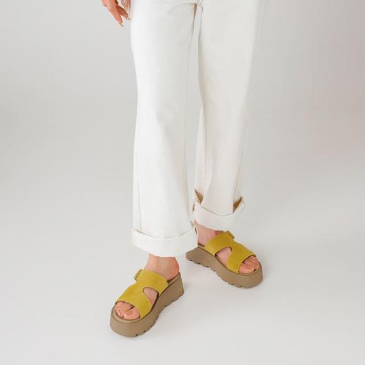 【2025夏季新款拖鞋】厚底高级感拖鞋时尚露趾多巴胺沙滩软底拖鞋-BB 商品图8