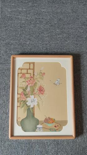 催静伊 清供三（30*40）