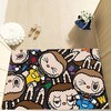【卡通地垫，时尚可爱！】labubu拉布布卡通入户门地垫 丝圈脚垫玄关易打理 pvc防滑地毯-QQ 商品缩略图6