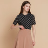 EITIE爱特爱春新款温柔气质修身显瘦通勤印花针织上衣7702401 商品缩略图2