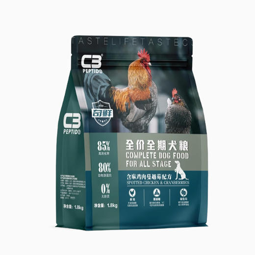 C3帕缇朵通用型成犬幼犬粮奇鲜系列全价配方犬粮1.8kg/袋 商品图3