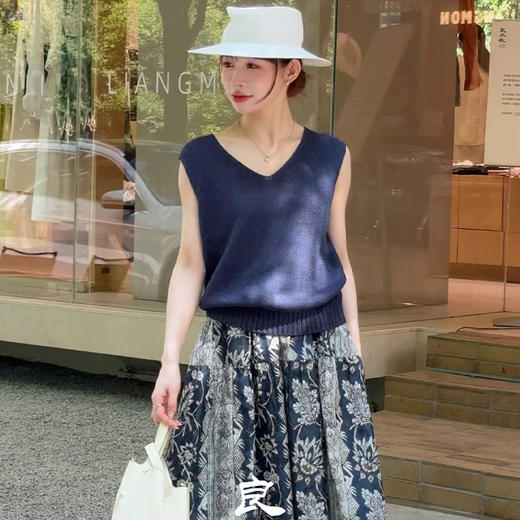 【预售7天】良木礼和纸V领上衣（5966） 商品图3