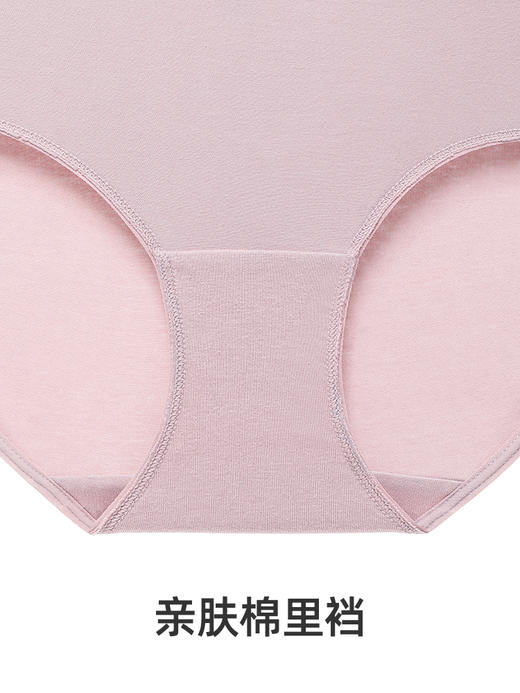 遐2条装中腰平角裤新款酷感logo带50S精梳棉亲肤包臀内裤女夏 商品图4