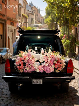 限到店服务『后备箱惊喜布置』鲜花后备箱惊喜布置生日派对礼物  表白 求婚