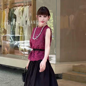 【预售7天】良木礼镂空小衫（2903）