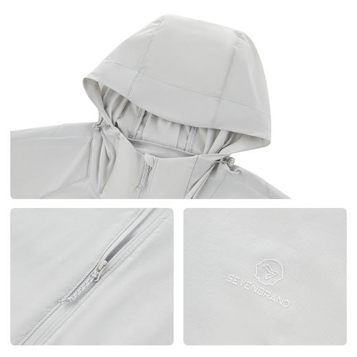 柒牌【户外夹克】休闲男夏季新款轻薄舒适百搭连帽外套130K70020 商品图3