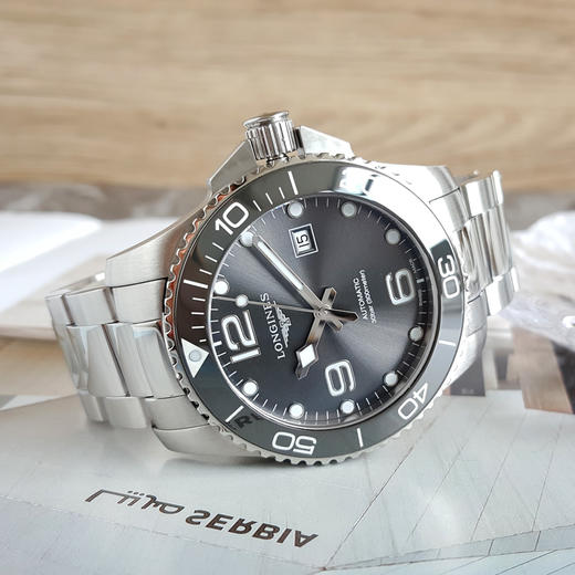 【95新】LONGINES浪琴康卡斯系列L3.782.4.76.6自动机械机芯43MM（男款）日期显示040625TJ13 商品图4