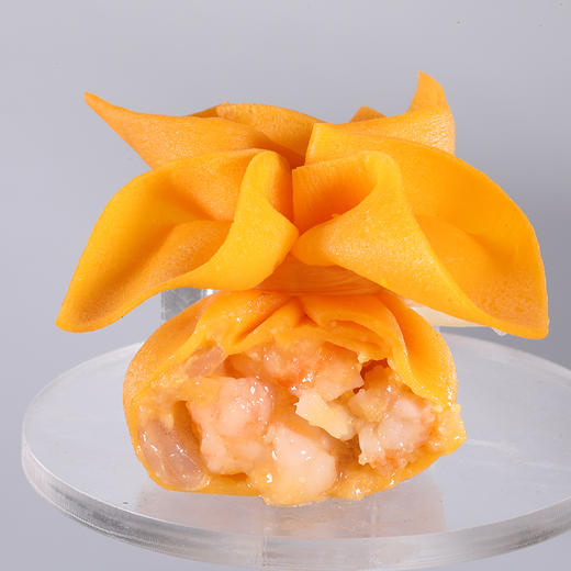 纯极鱼恋花虾仁馅和蟹黄虾仁馅花开富贵形鱼泥皮福袋 商品图5