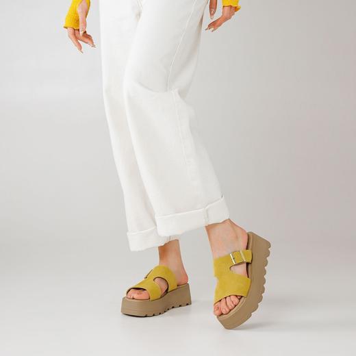 【2025夏季新款拖鞋】厚底高级感拖鞋时尚露趾多巴胺沙滩软底拖鞋-BB 商品图6