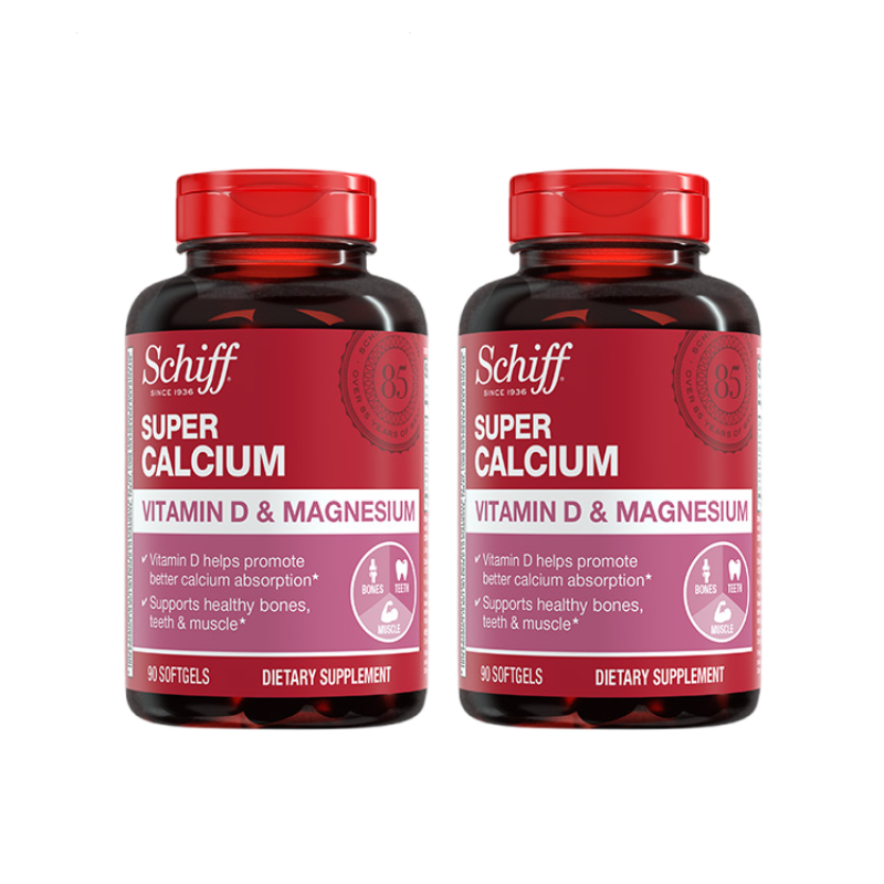 Schiff 旭福液体钙加镁钙片  90粒/瓶（现货库存较少，售空后预计11/18左右发货）
