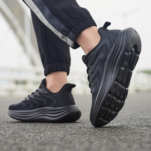 【步态摇摆设计 软轻弹】嘉适步灵动2.0运动鞋 高密度贾卡鞋面 耐磨透气 商品图5