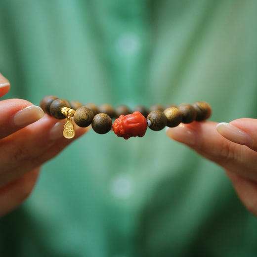 南红貔貅奇楠沉香手串 cr 商品图2