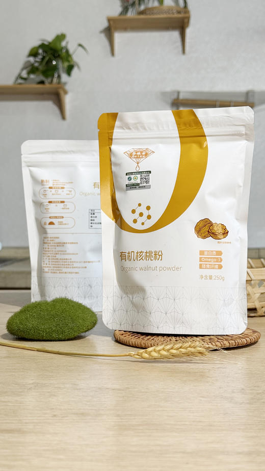 谷依古有机核桃粉 长白山野生山核桃 富含蛋白质 不饱和脂肪酸 商品图6