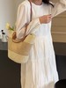 【E】新款草编包女夏季手提包海边托特包大容量编织单肩包高级感水桶包 商品缩略图0