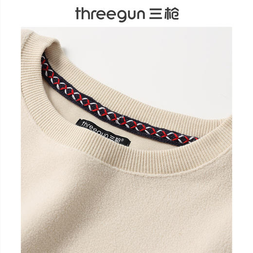 Threegun三枪 超粒绒圆领长袖女衫-23984A011 商品图6