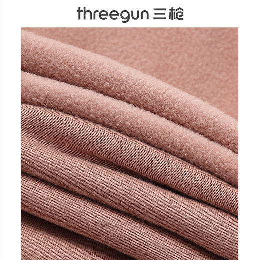 Threegun三枪 超粒绒圆领长袖女衫-23984A011 商品图14