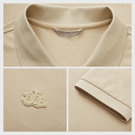 九牧王 凉感POLO衫 春夏亲肤舒适休闲POLO衫 JT2E202 商品图3