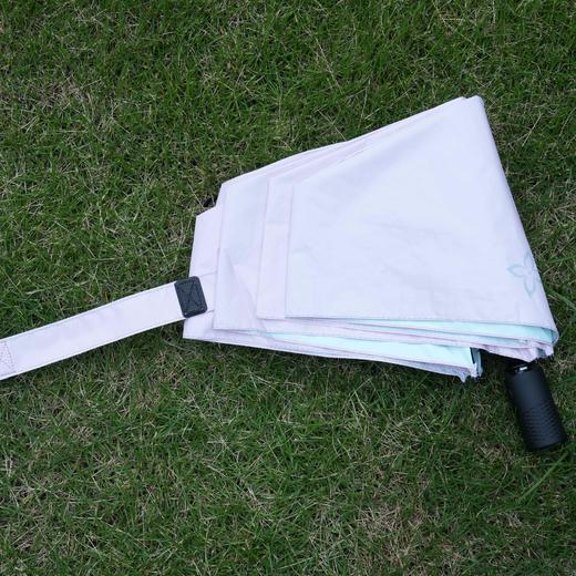 冰川美人 超清凉蓝胶遮光防紫外线 自开收三折伞 商品图1