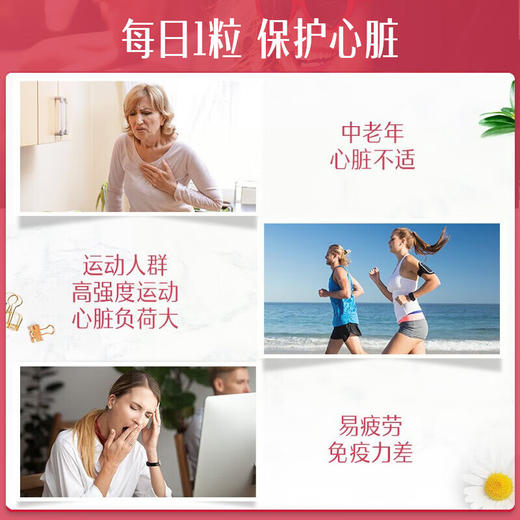 Swisse辅酶Q10 软胶囊180粒中老年保健品高含量心脑血管 澳洲进口 商品图3