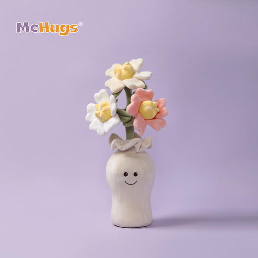 MChugs 幸运山茶花花瓶 植物系列玩偶香薰娃娃公仔安抚毛绒玩具生日礼物花摆件 商品图1