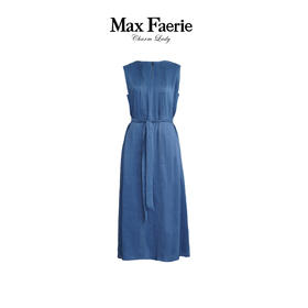 MK2L095麦克斯菲瑞休闲时尚气质显瘦无袖连衣裙