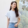 玳莎飞飞袖真丝衬衫女2025年夏季新款通勤气质轻薄透气小立领上衣 FB31109 商品缩略图1