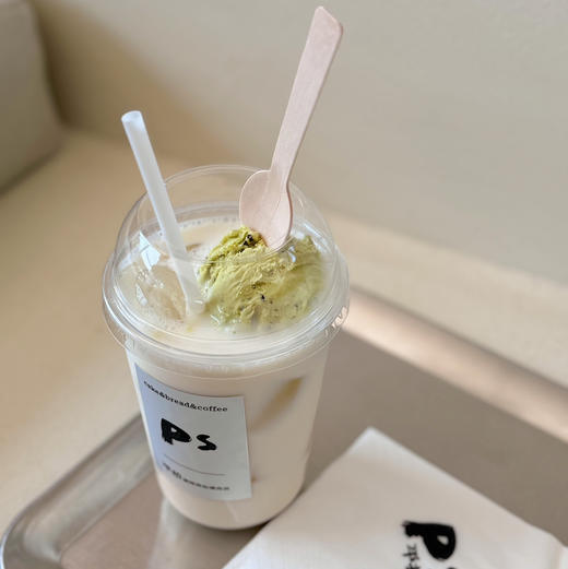 茉莉奶绿（外卖不带冰淇淋球） 商品图1