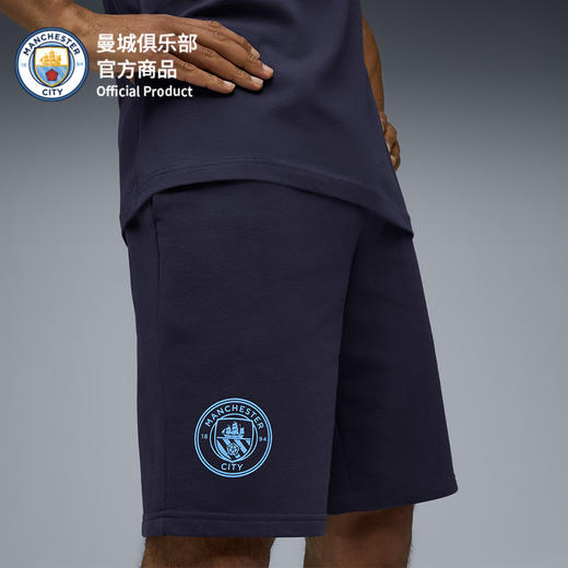 【官网同款】曼城俱乐部 | 夏季新款足球短裤藏青色运动休闲裤 商品图3