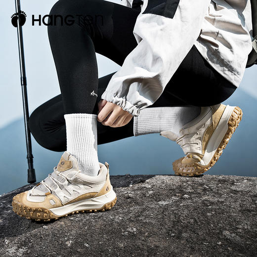 HANGTEN欢腾轻便透气运动户外女士登山徒步鞋运动鞋F0212609DD 商品图4