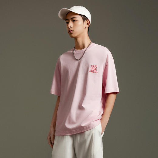 GXG男装 精致绣花短袖T恤 夏季热卖GEX14414072 商品图2