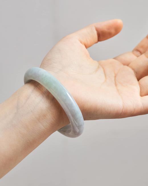 伽罗JALO A货翡翠手镯SGE07160 商品图2