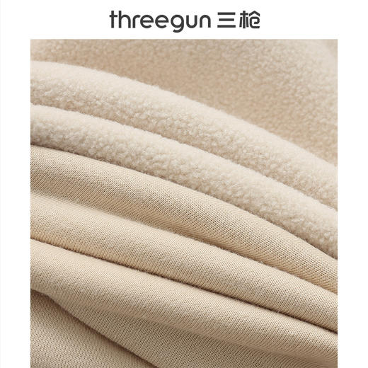 Threegun三枪 超粒绒圆领长袖女衫-23984A011 商品图9