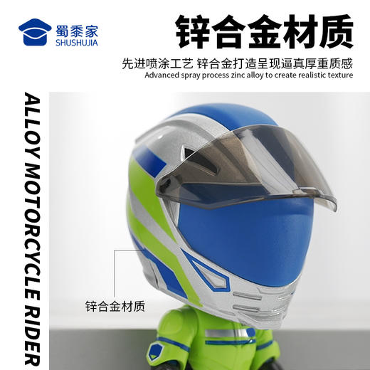 【Q版变形铁骑骑手】可动人偶手办模型儿童玩具礼品摆件 商品图2