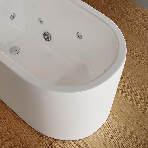 帝王洁具浴缸家用小户型全亚克力迷你缸 商品图2