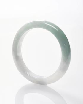 伽罗JALO A货翡翠手镯SGE07168