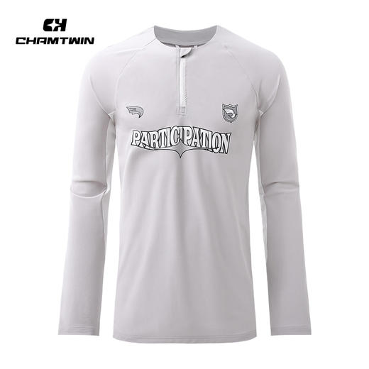 弹力珠地纹骑行运动长袖T恤骑行T恤男 户外运动 CHF152081 商品图0