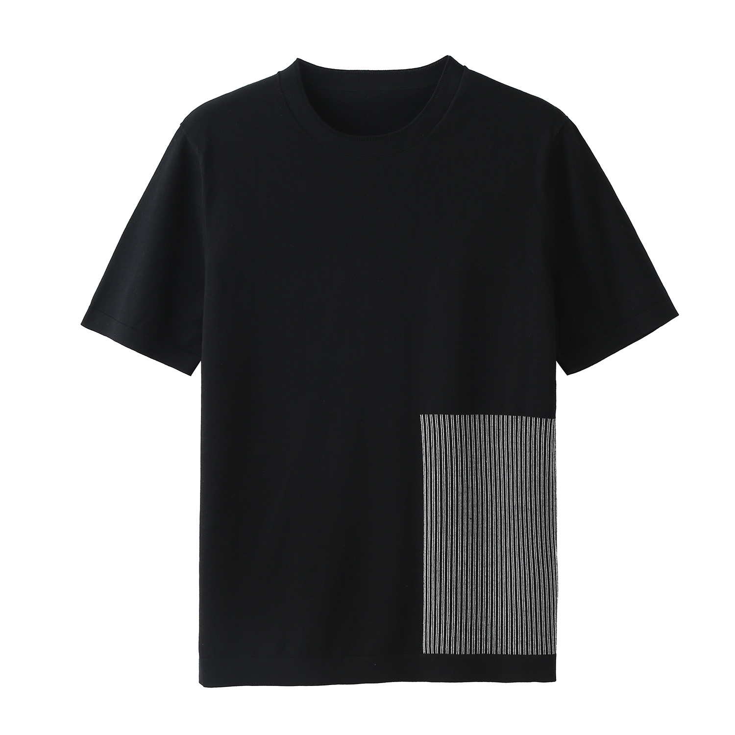 男款嵌条短袖