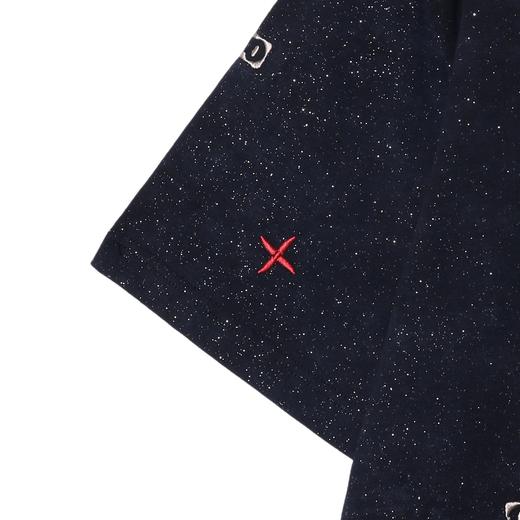 T3869夏季高级感新款男士美式满天星撞色刺绣短袖T恤小众设计轻奢上衣 商品图4