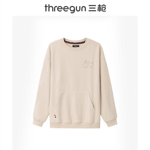 Threegun三枪 超粒绒圆领长袖女衫-23984A011 商品图5