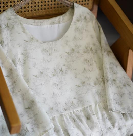 【MAX.GLOREA绿色竹叶系列】苎麻面料「文艺氛围感」 商品图3