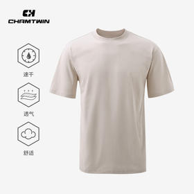 蜂窝薄荷T恤圆领T恤短袖T恤男功能T恤 速干透气凉感防晒抗菌 户外运动跑步登山徒步 CHF152071