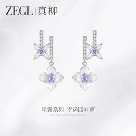 ZEGL真柳设计师星露系列星星耳环女小众耳钉高级轻奢耳坠流苏耳饰